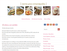 Tablet Screenshot of cocinaparaemancipados.com